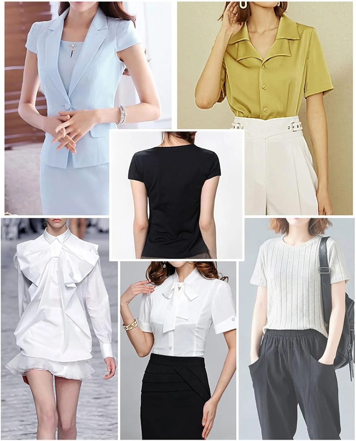 2 in 1 Built-in Hide Shoulder Pad Shirts for Women Undershirts Body Shaper Tank Top Vest Short Sleeves (M,Beige)