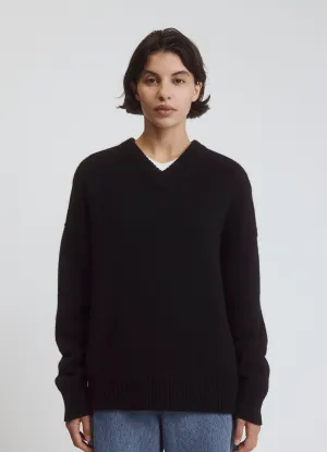 Balla Slouch V-Neck in Black
