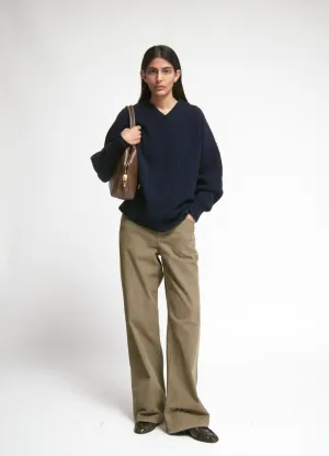Balla Slouch V-Neck in Navy