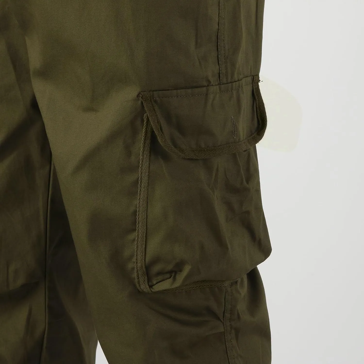 Cargo Pants for Men High Street Leisure Loose Sports Running Solid Color Lace Up Cargo Pants Sweater Men's Jogger