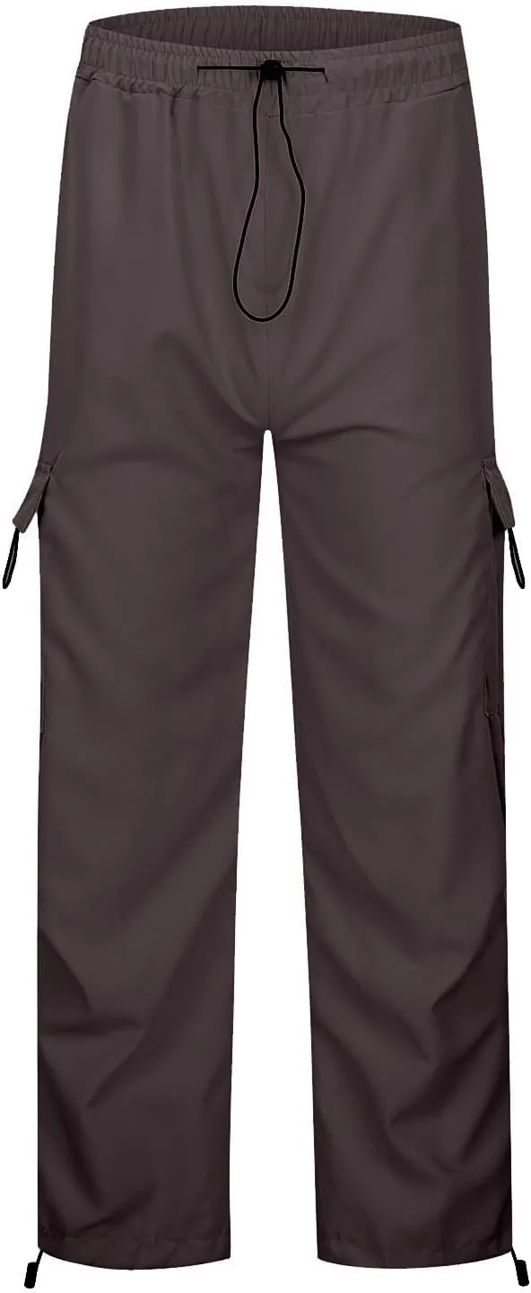 Cargo Pants Women Y2K Baggy Cargo Pants Parachute Pants Trendy Stretchy High Waist Wide Leg Trousers Jogger