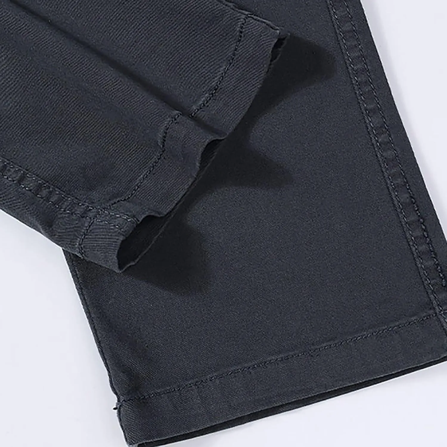 Cargo Pants Work Men's Drawstring Workwear Solid Colour Trousers Men's Casual Sports Slim Fit Pantalones De Hombre