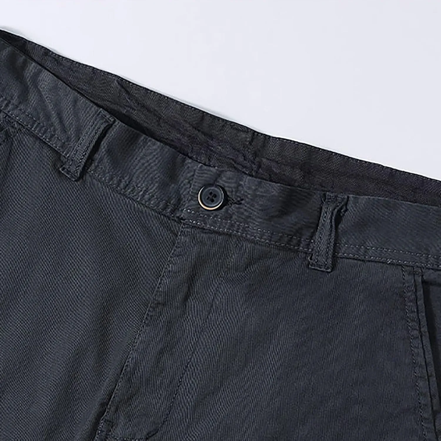 Cargo Pants Work Men's Drawstring Workwear Solid Colour Trousers Men's Casual Sports Slim Fit Pantalones De Hombre