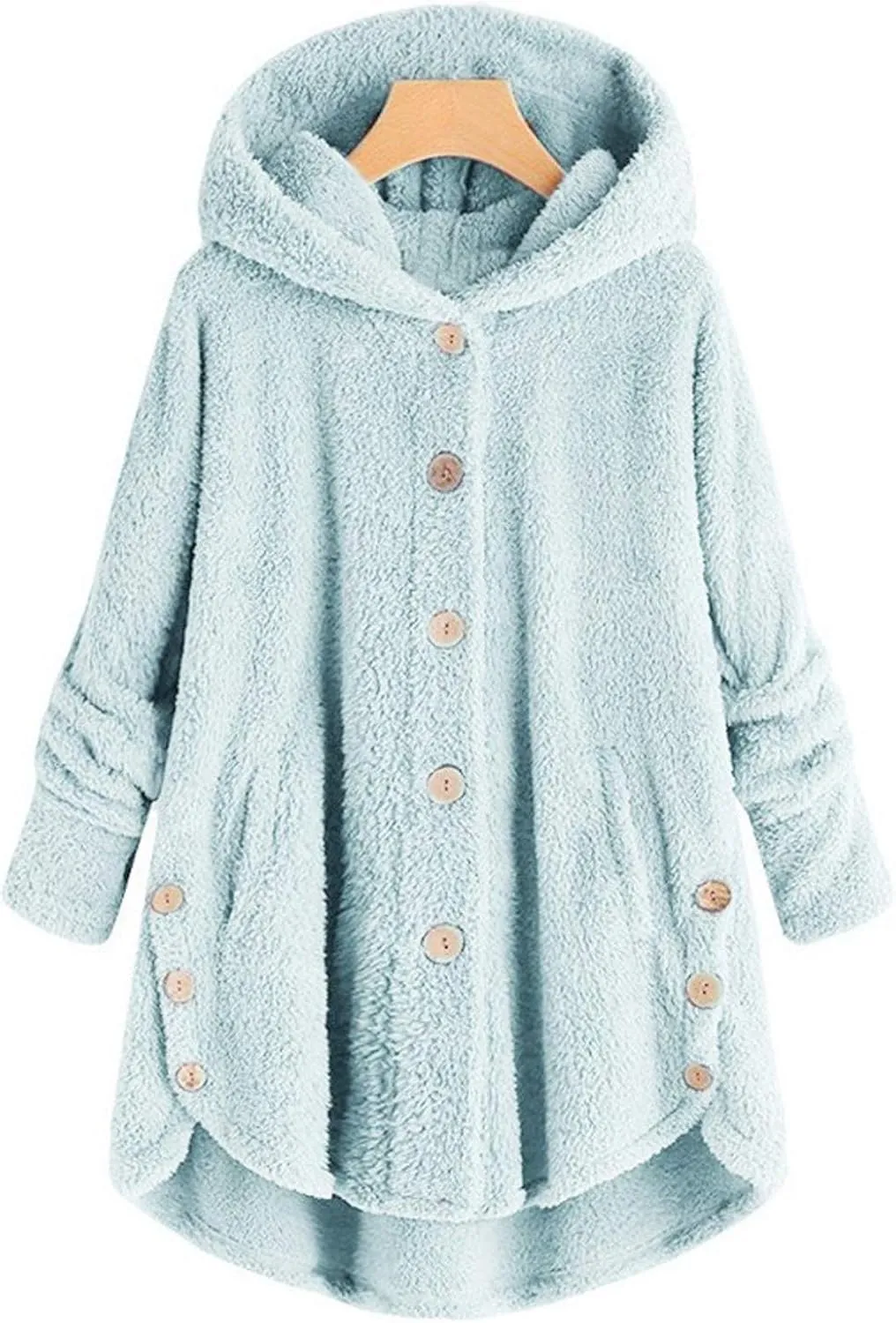 Ceboyel Womens Fleece Hoodie Sweatshirt 2023 Fuzzy Teddy Coat Shearling Warm Winter Jackets Pajamas Loungewear Clothing 2023