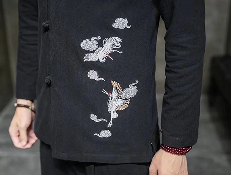 Crane cloud cardigan shirt