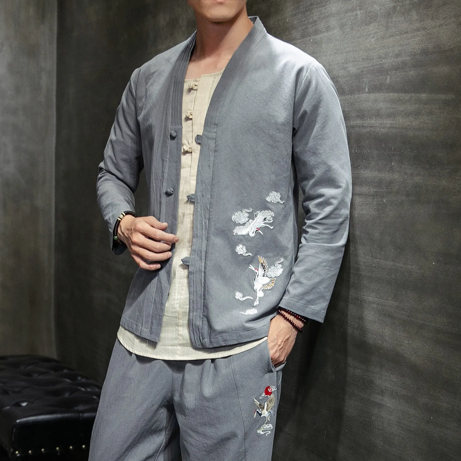 Crane cloud cardigan shirt