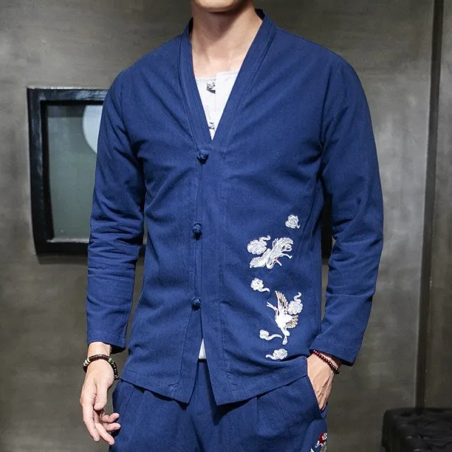 Crane cloud cardigan shirt