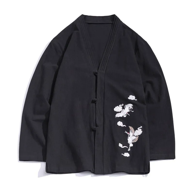 Crane cloud cardigan shirt