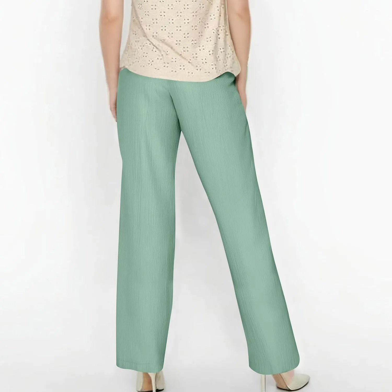 Cruise Pants for Women 2025 Vacation Outfits Drawstring Flowy Casual Pants with Pockets Wide Leg Lightweight Beach Sweatpants