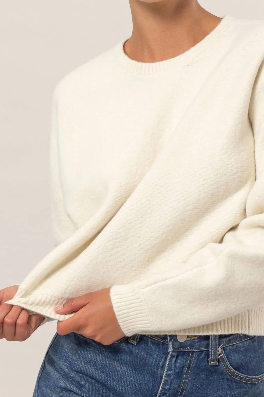 Delilah Dolman Sleeve Crew Neck