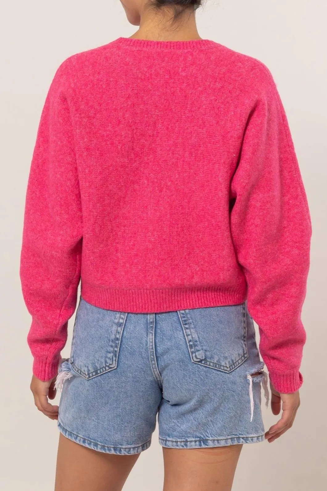 Delilah Dolman Sleeve Crew Neck