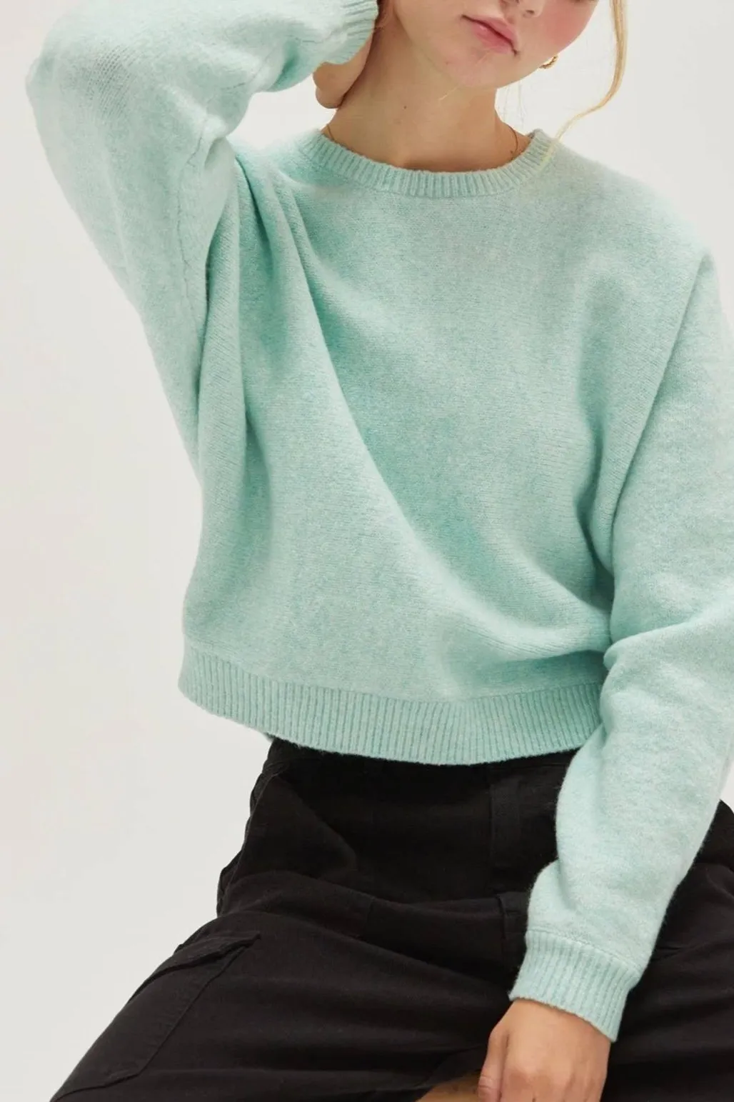 Delilah Dolman Sleeve Crew Neck