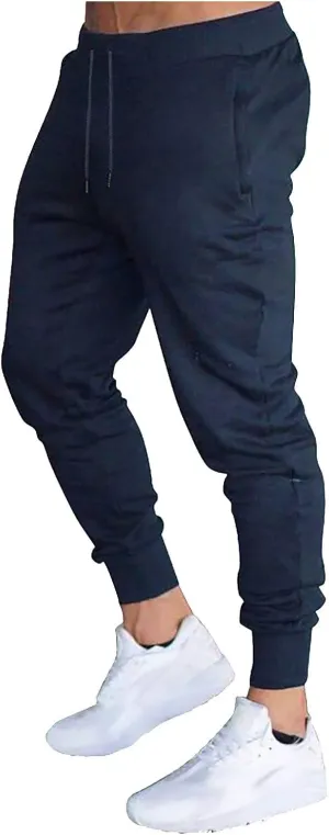 DuDubaby Golf Pants Men's Running Trousers Multi-Pocket Small Feet Slim Tooling Casual Trousers Mens Slim Fit Pants