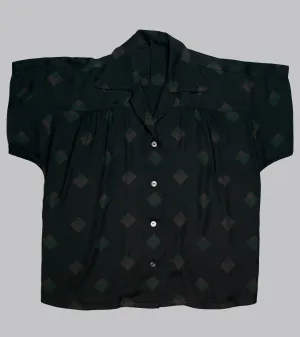 Emmeline Rayon Shirt Black Diamond