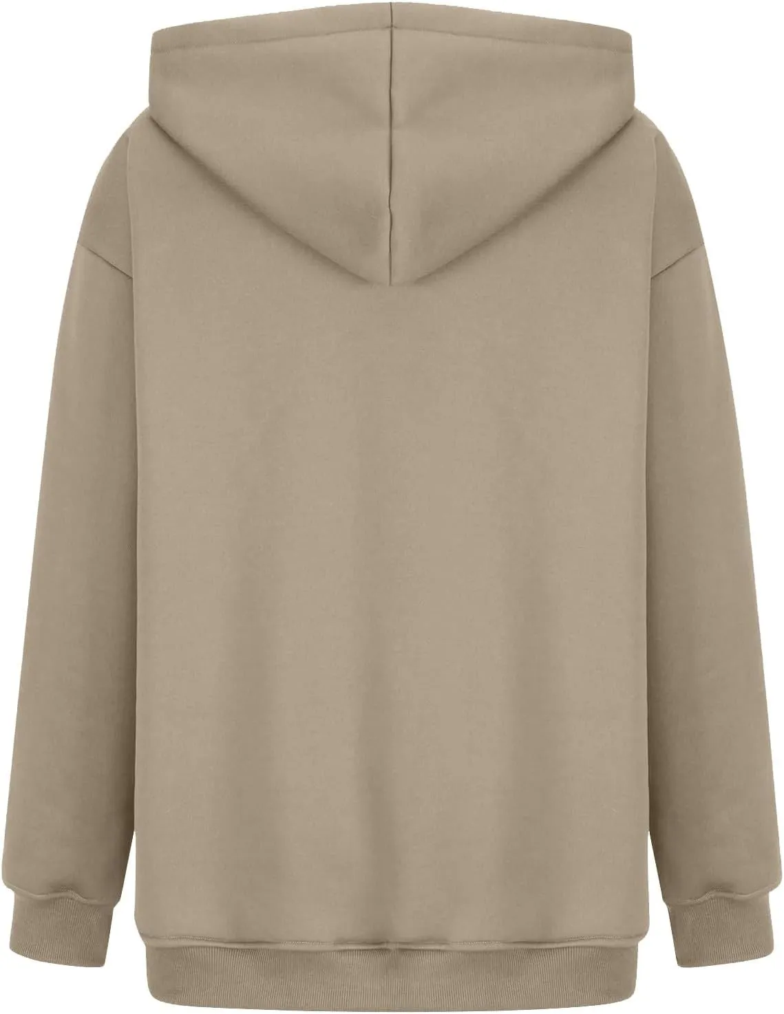 Fleece Hoodie Women Winter Warm Long Sleeve Oversized Hooded Sweatshirt Casual Comfy Soft Pullover Sweaters Preppy
