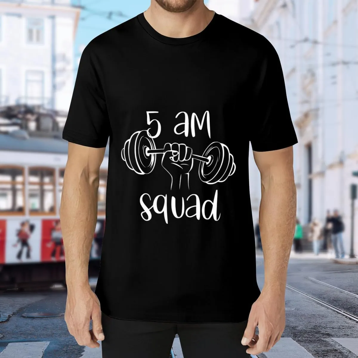 Funny Gym Workout Quote Graphic Unisex T-Shirt for Men or Women Dad Mom