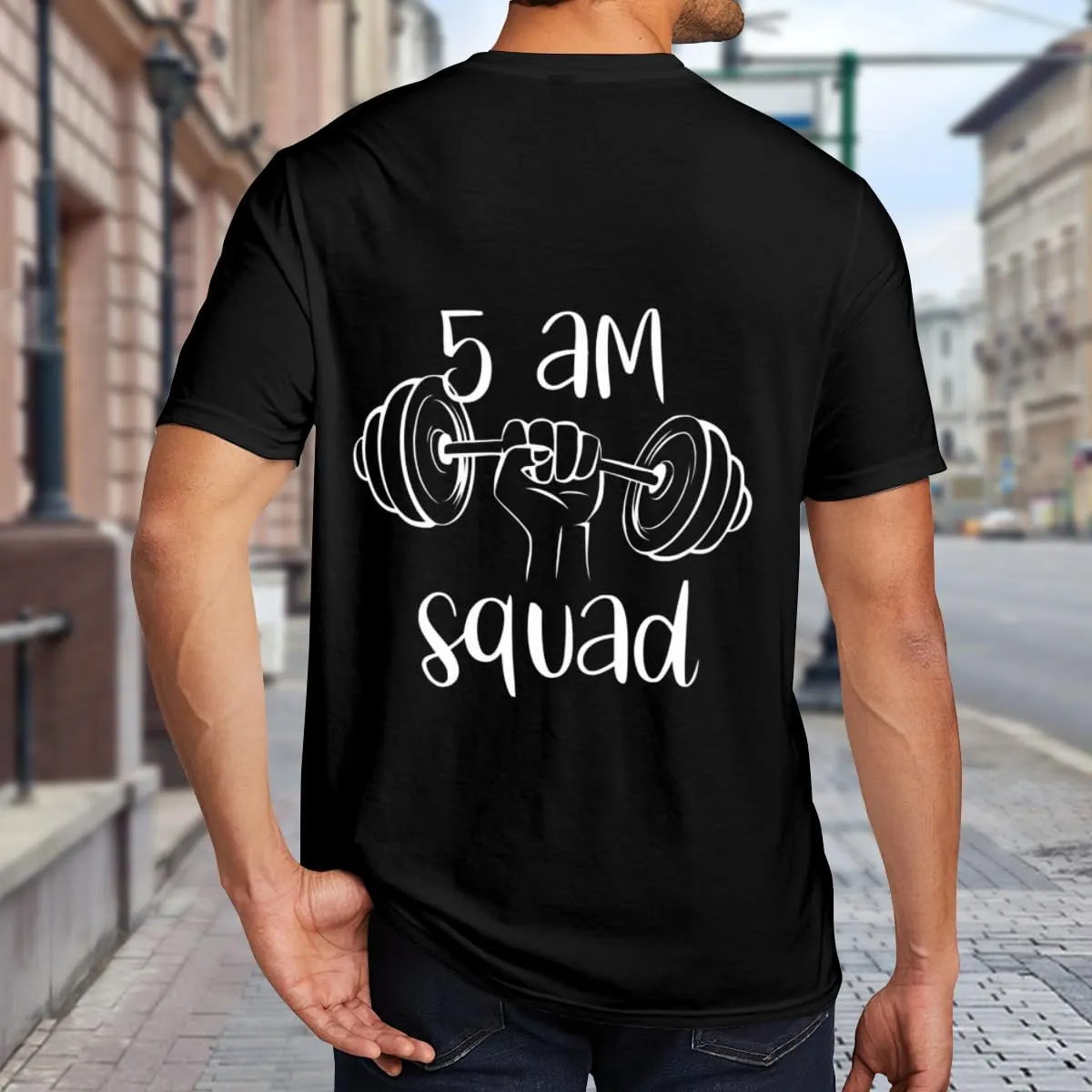 Funny Gym Workout Quote Graphic Unisex T-Shirt for Men or Women Dad Mom