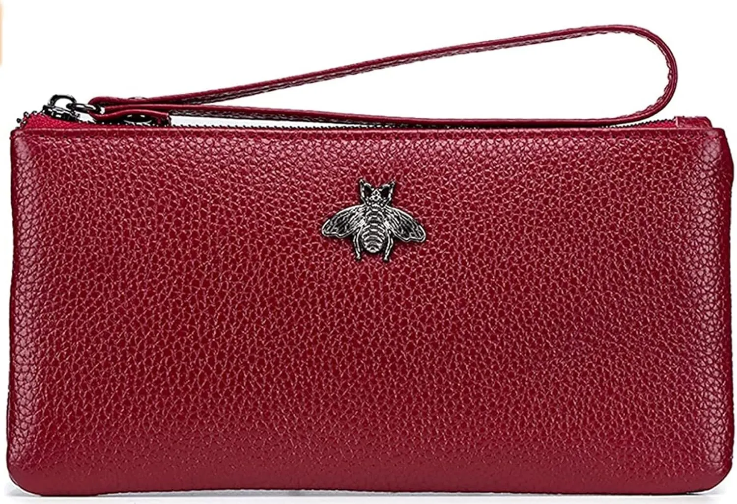 Genuine Leather Touch Screen Phone Clutch Bag Wristlet Handbag Wallet for Women Girls