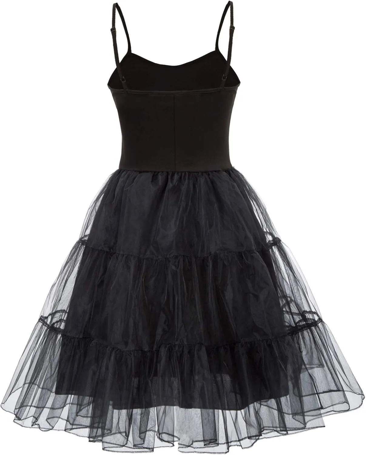 GRACE KARIN Womens Underdress Spaghetti Strap Full Slip 1950s Vintage Petticoat Crinoline Tutu Underskirts S-XXL