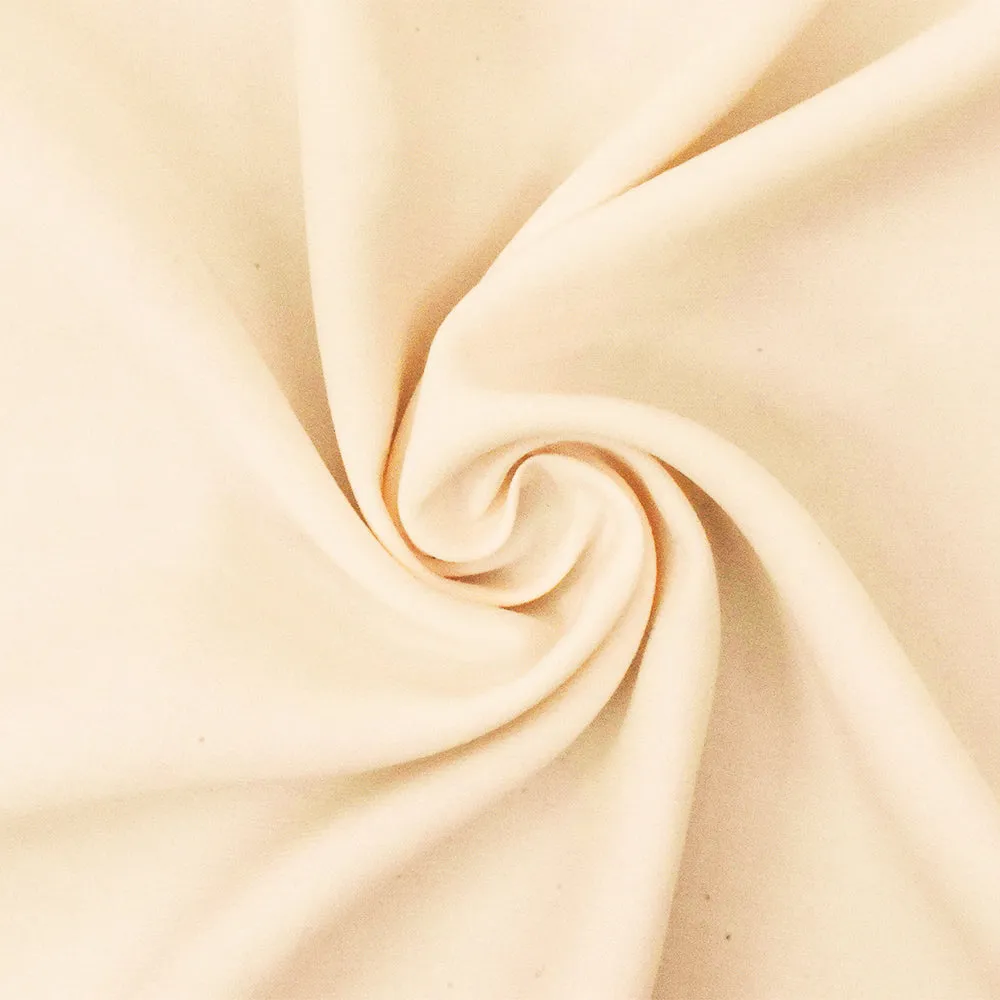 Light Beige Famous Designer Viscose Faille Woven Fabric