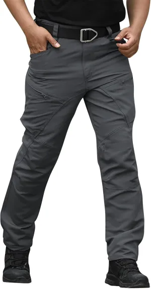 Mencomfy Cargo Pants Waterproof Ripstop Flex Work Pants Construction Tactic Hiking Outdoor Lightweight Trousers