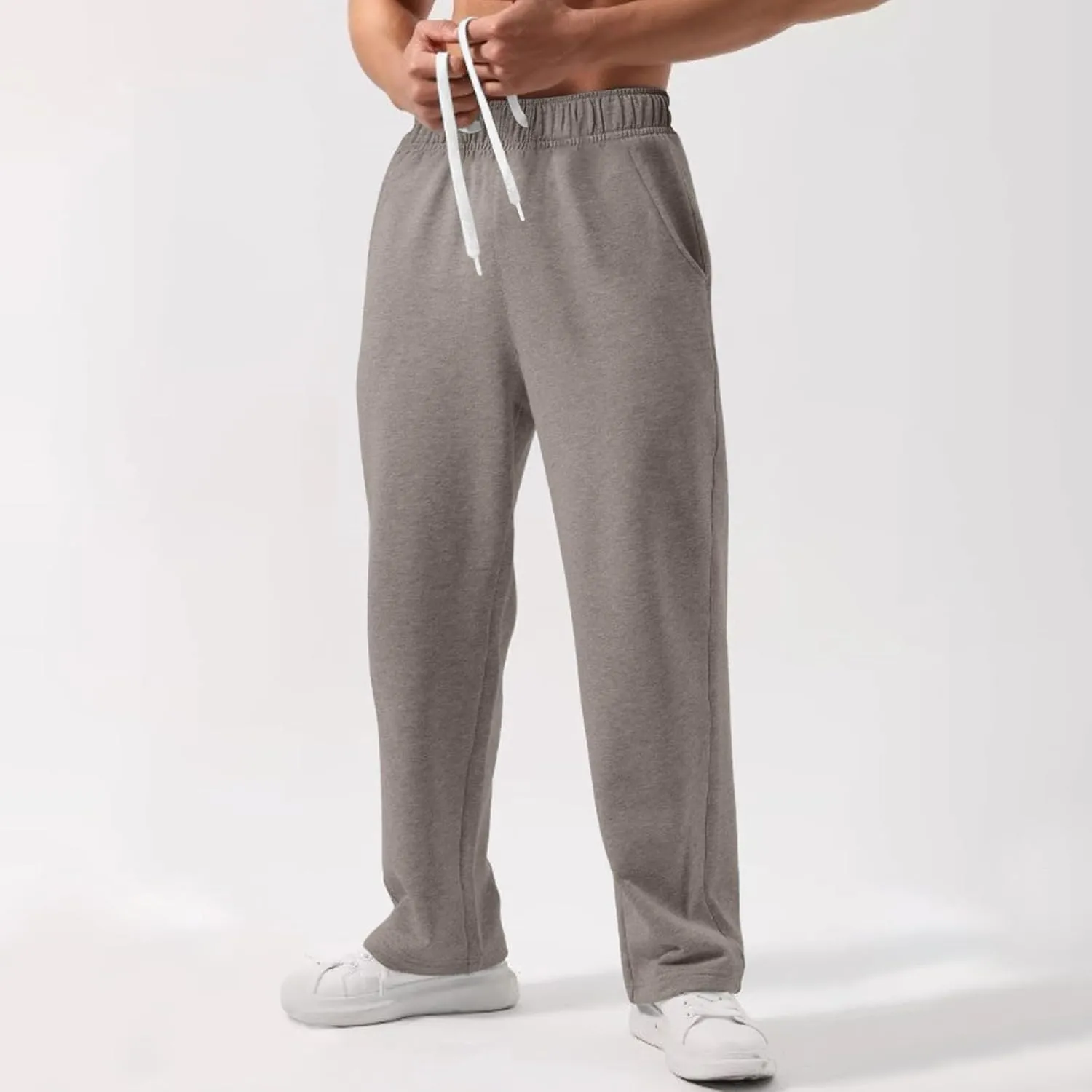 Men's Hiking Pants Cargo Pants Lightweight Stretch Joggers Casual Drawstring Pants Sweatpants Loose Fit with Pockets