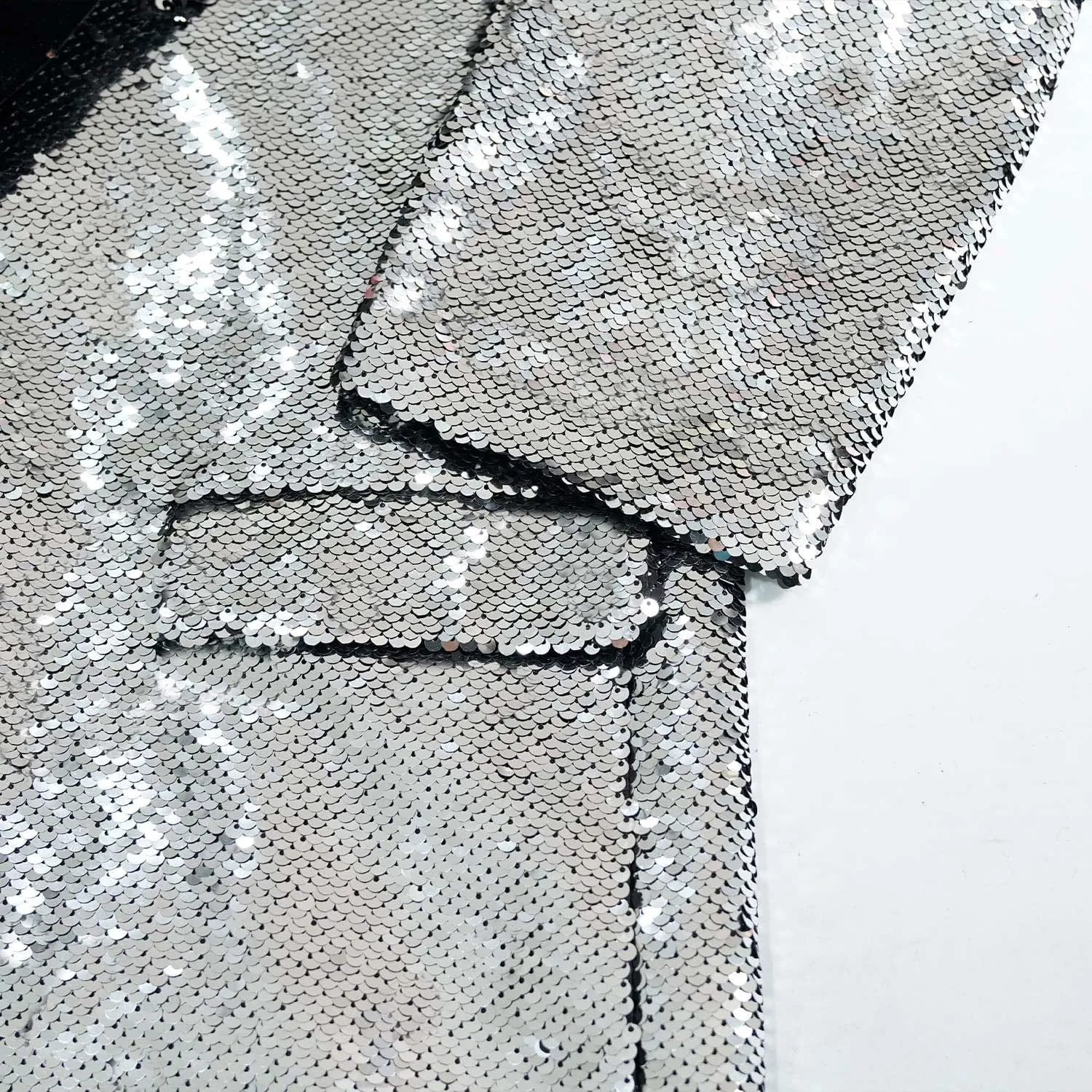 Men's Shiny Sequin Blazer Sparkle Metallic Tuxedo Jacket Party Prom Wedding One Button Jacket