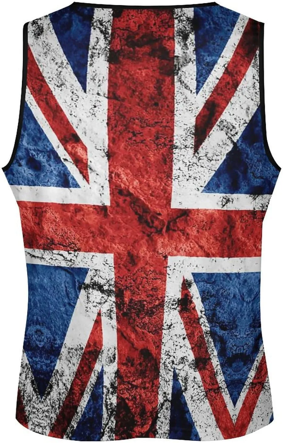 Mens Tank Tops Summer Sleeveless T-Shirt Puerto Rico Flag Casual Funny Gym Workout Tank Top