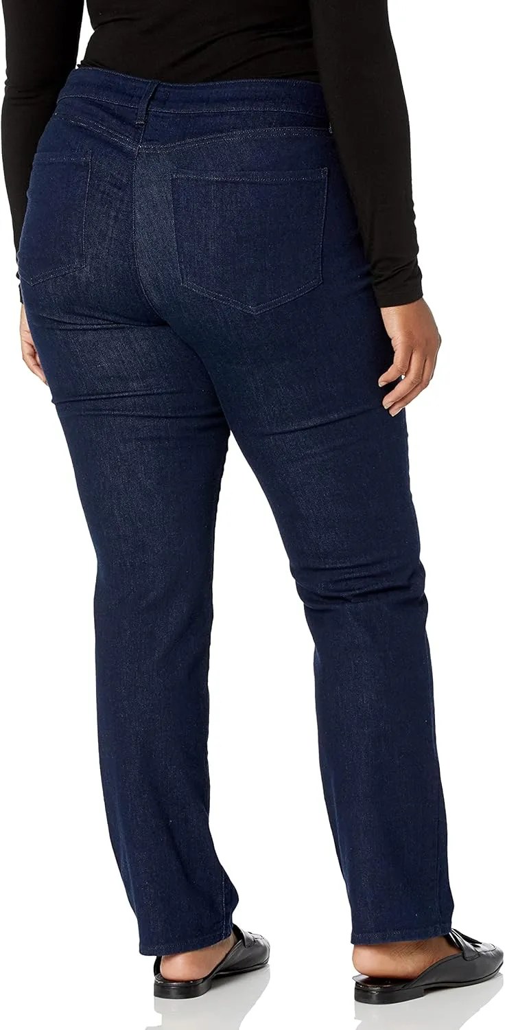 NYDJ Women's Plus Size Marilyn Straight Ankle Jeans | Slimming & Flattering Fit