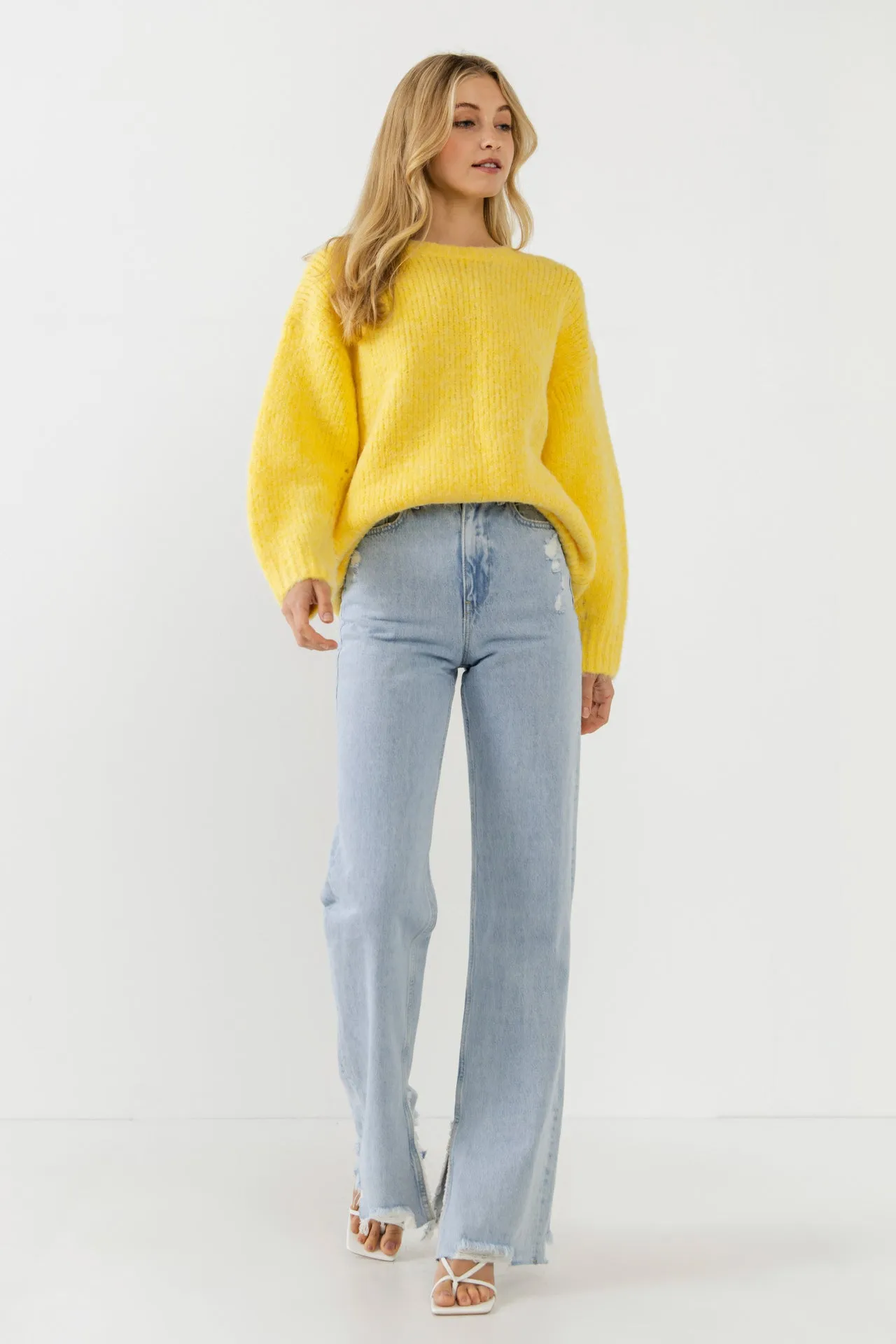 Oversized Chunky Knit Sweater