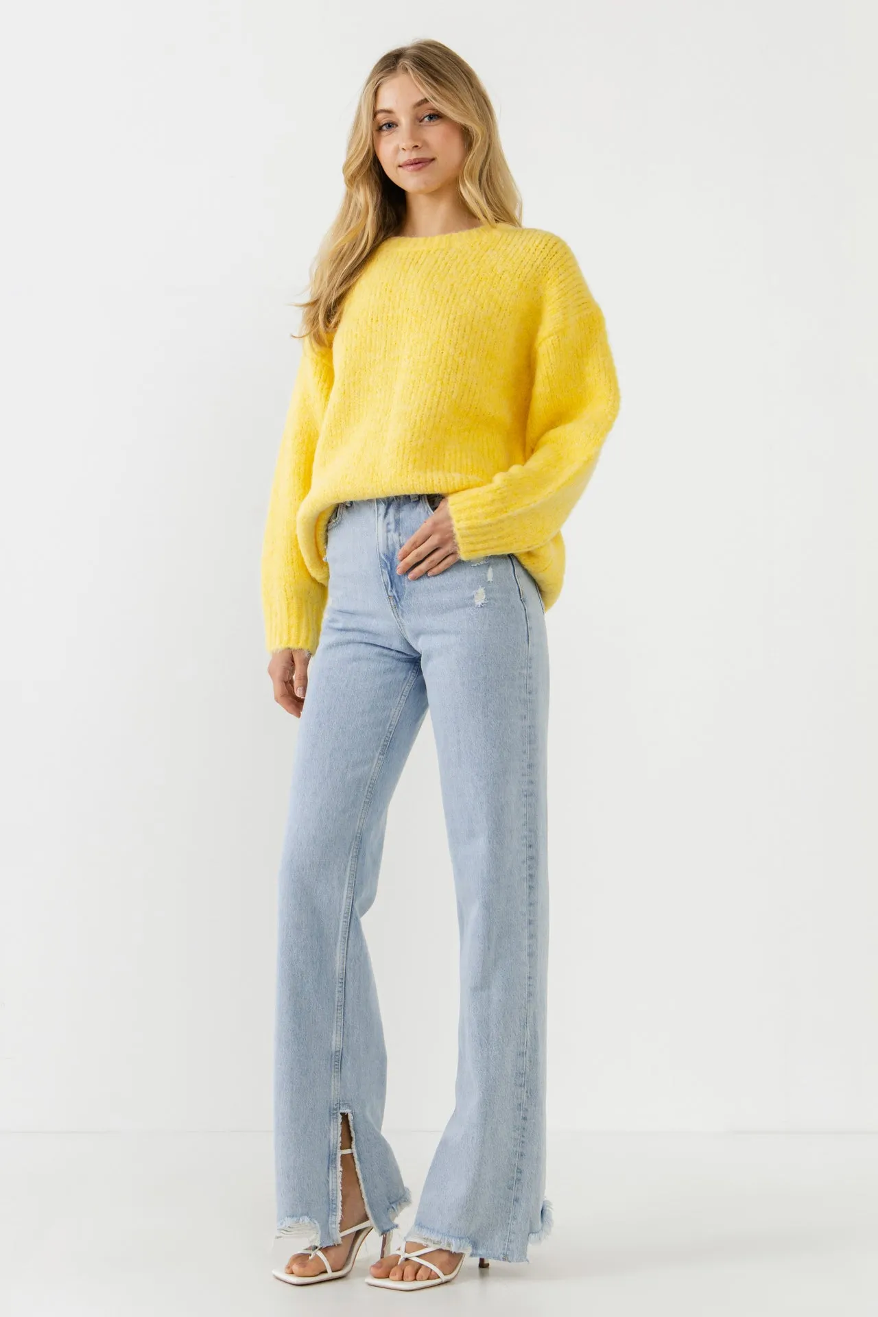 Oversized Chunky Knit Sweater