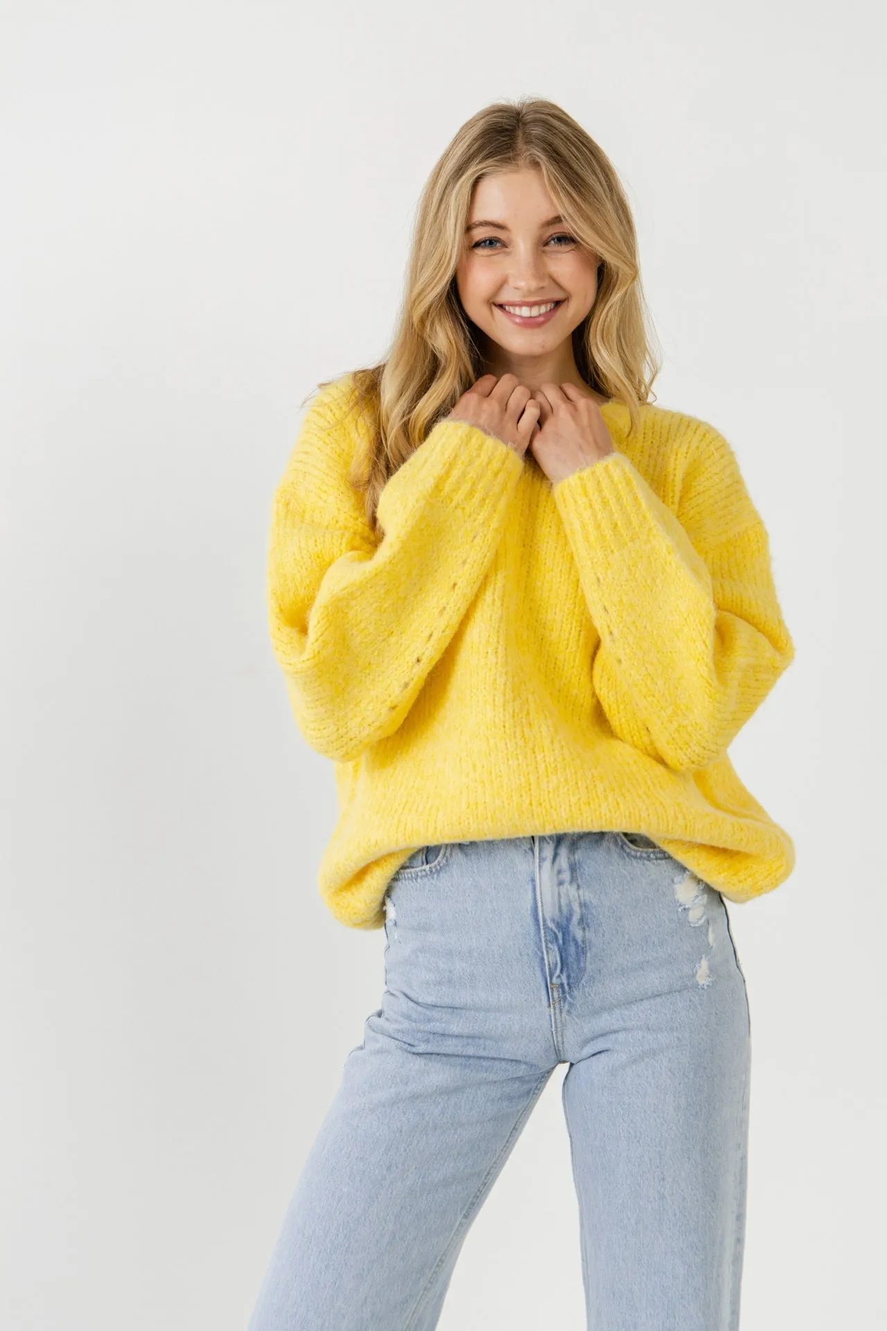 Oversized Chunky Knit Sweater
