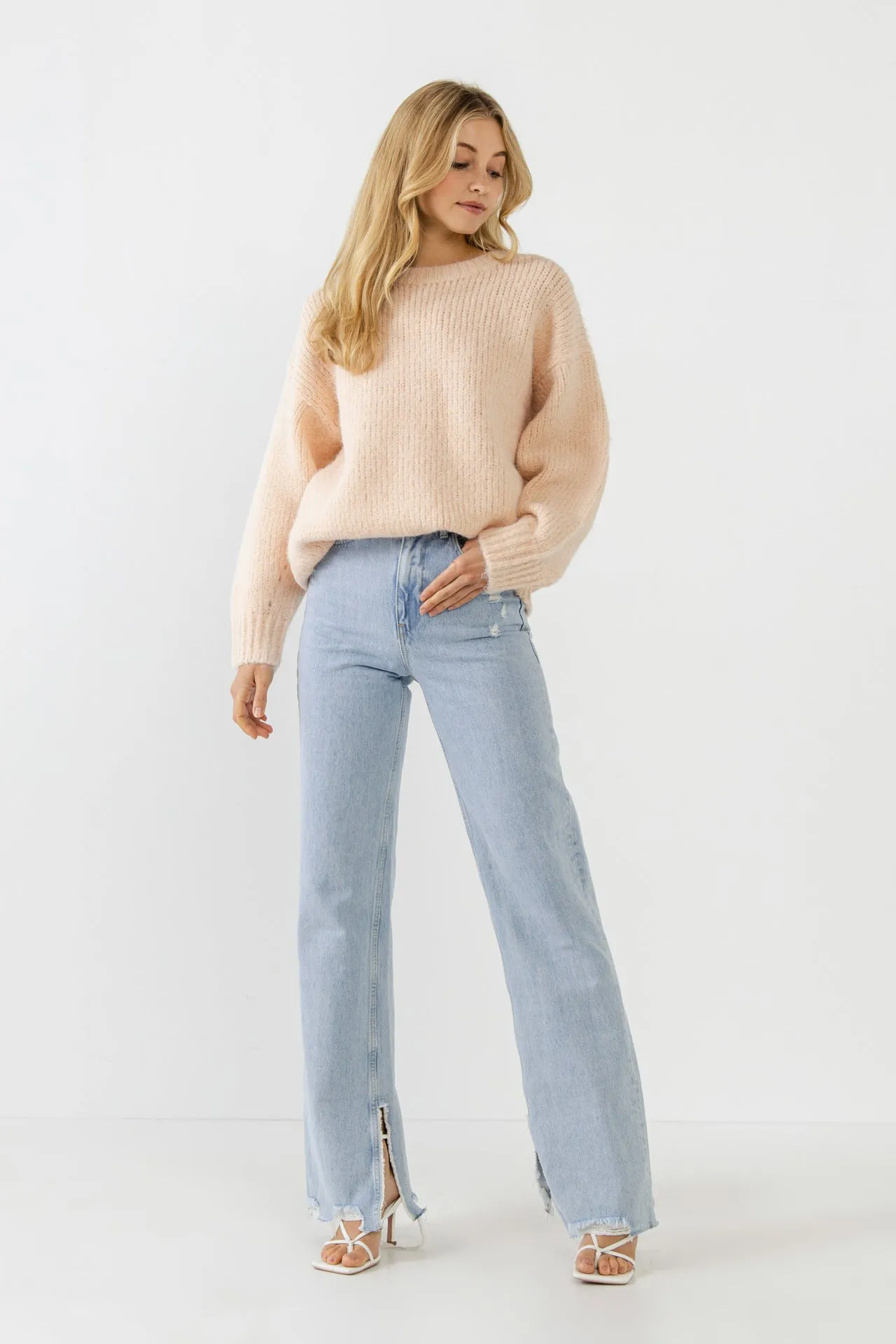 Oversized Chunky Knit Sweater