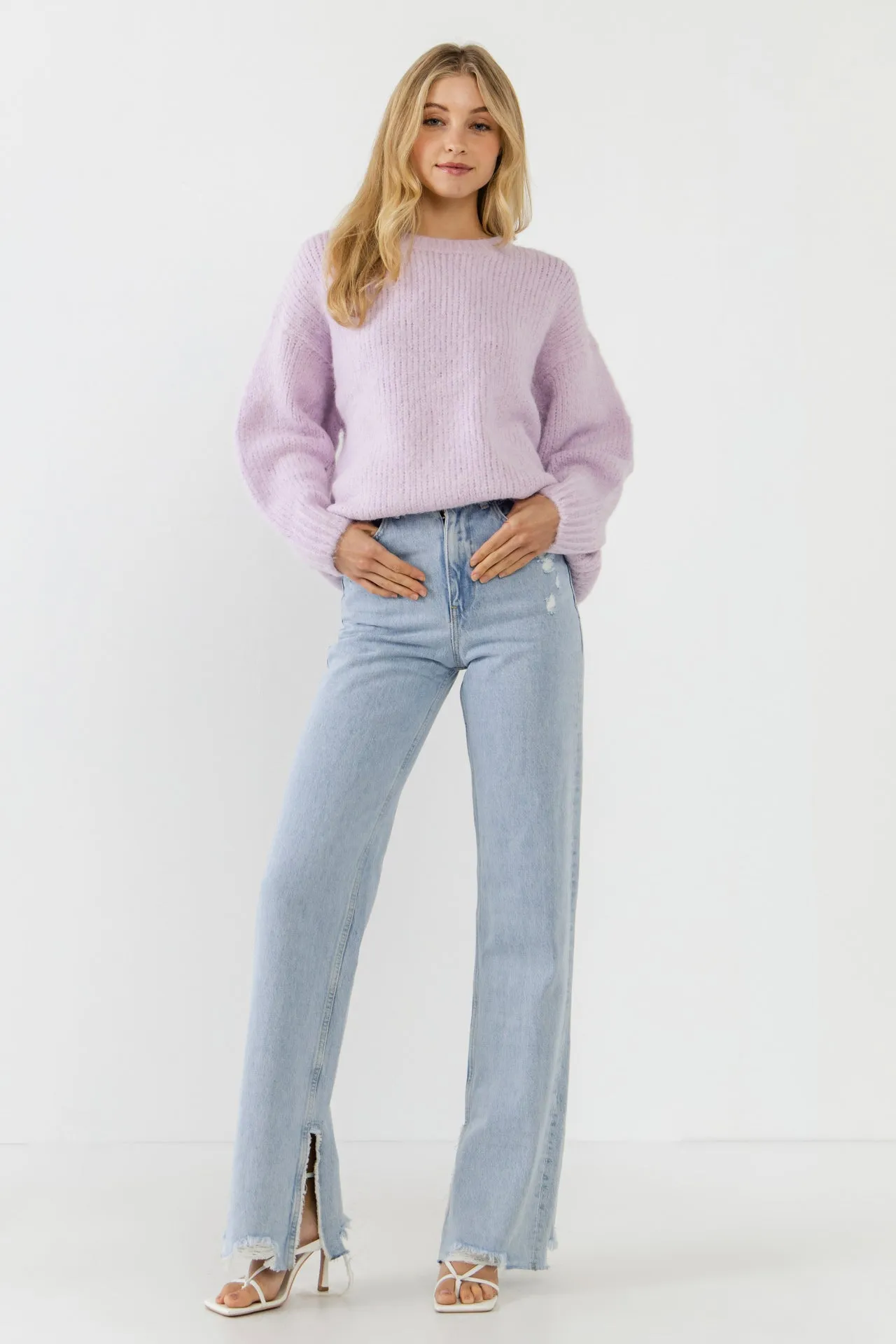 Oversized Chunky Knit Sweater