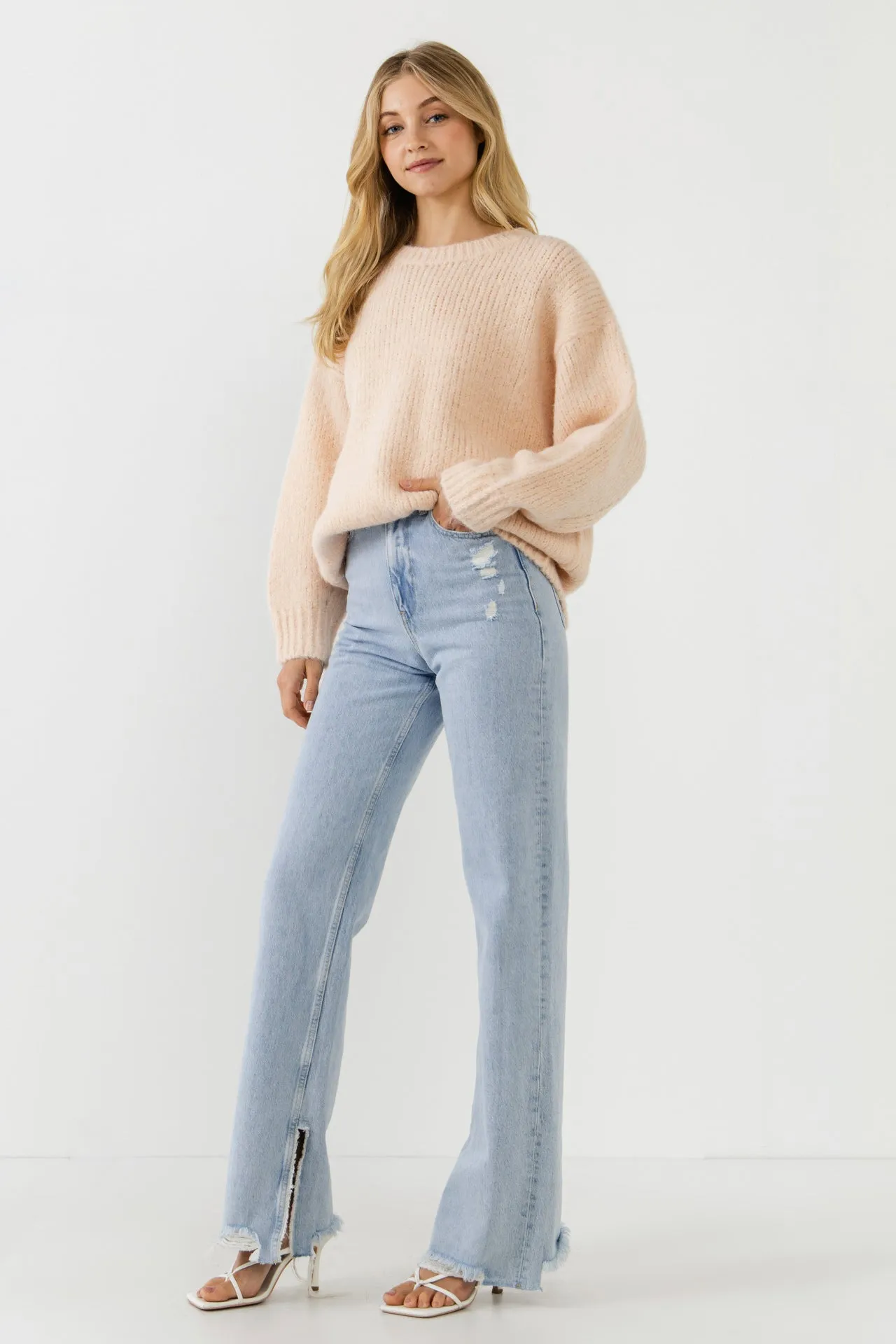 Oversized Chunky Knit Sweater