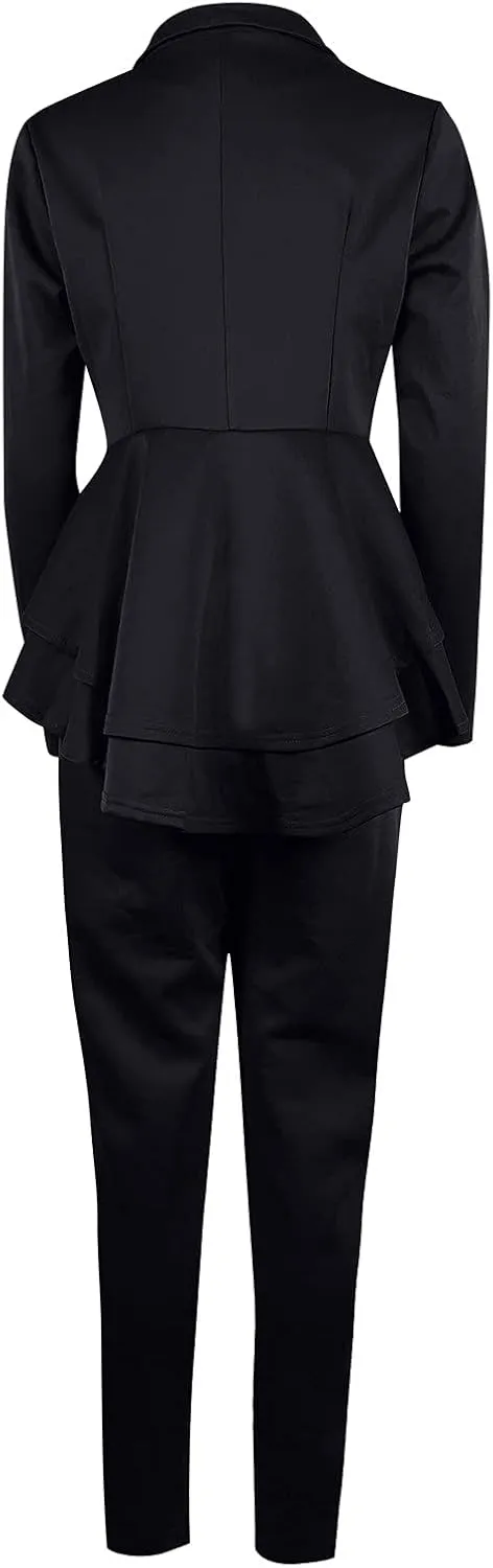 Pants Suits for Women Dressy Sexy 2023 Trendy Blazer and Pants Set Business Wedding Pant Suits Formal 2 Piece Outfits