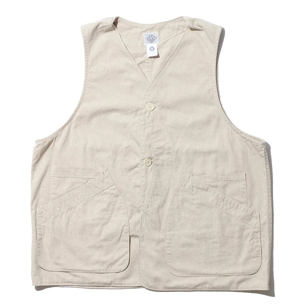 Post Overalls Dee Vest Natural