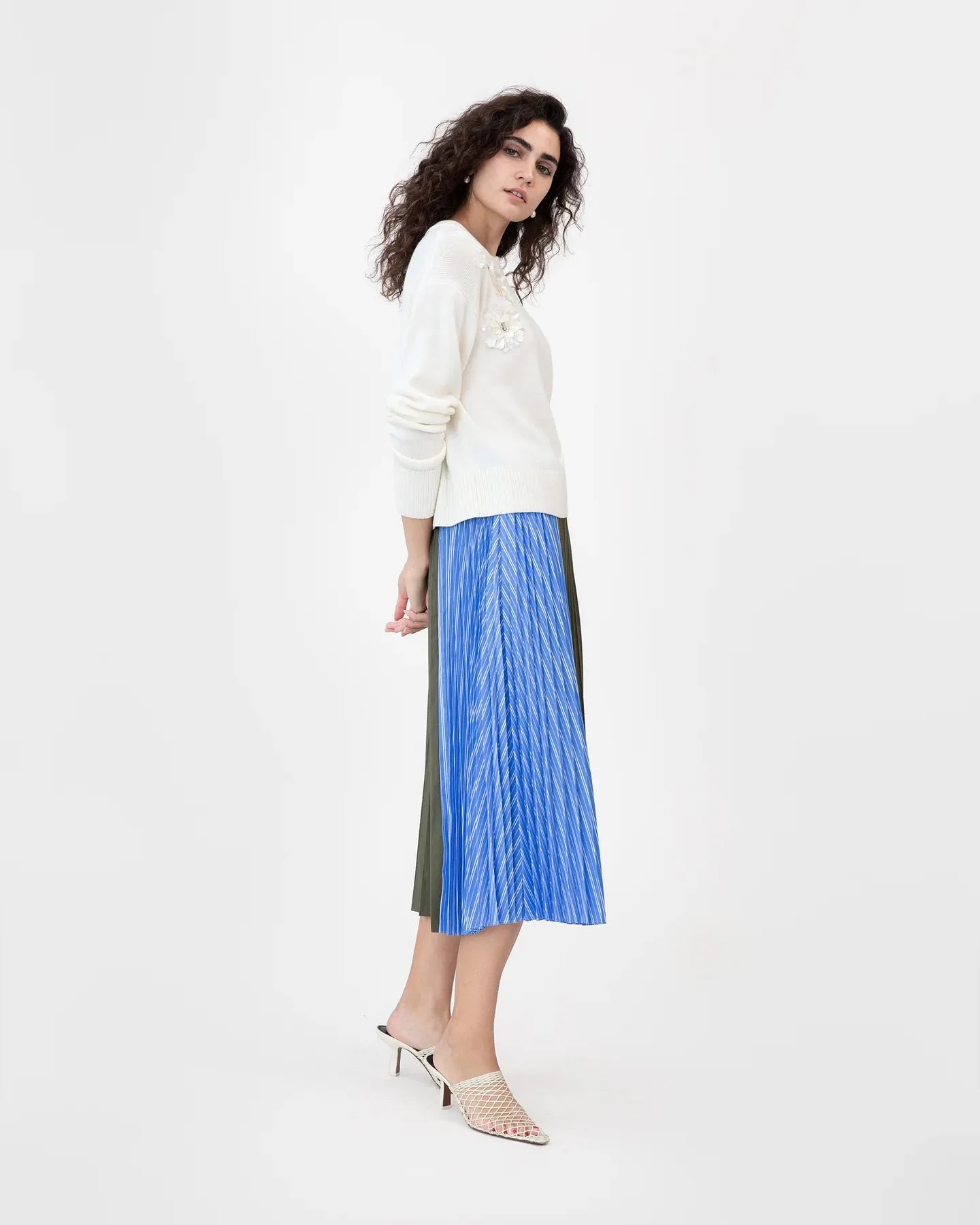 TANYA TAYLOR LEXIA EMBELLISHED SWEATER
