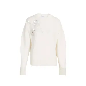 TANYA TAYLOR LEXIA EMBELLISHED SWEATER