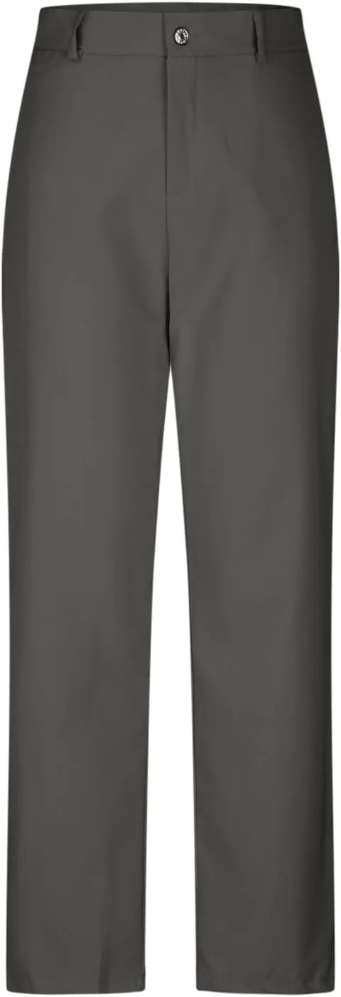 Trendy Business Casual Pants for Women 2024 Button Waist Solid Color Slim Trousers with Pockets Summer Work Pants