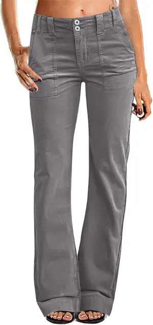 Wide Leg Pants for Women, Wide Leg Straight Oversized Pants High Waisted