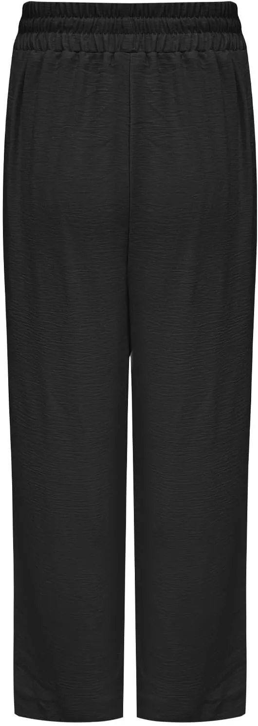 Women Cotton Linen Pant, Summer Loose Breathable Business Work Casual Clothes Elastic Waist Drawstring Pockets Trousers