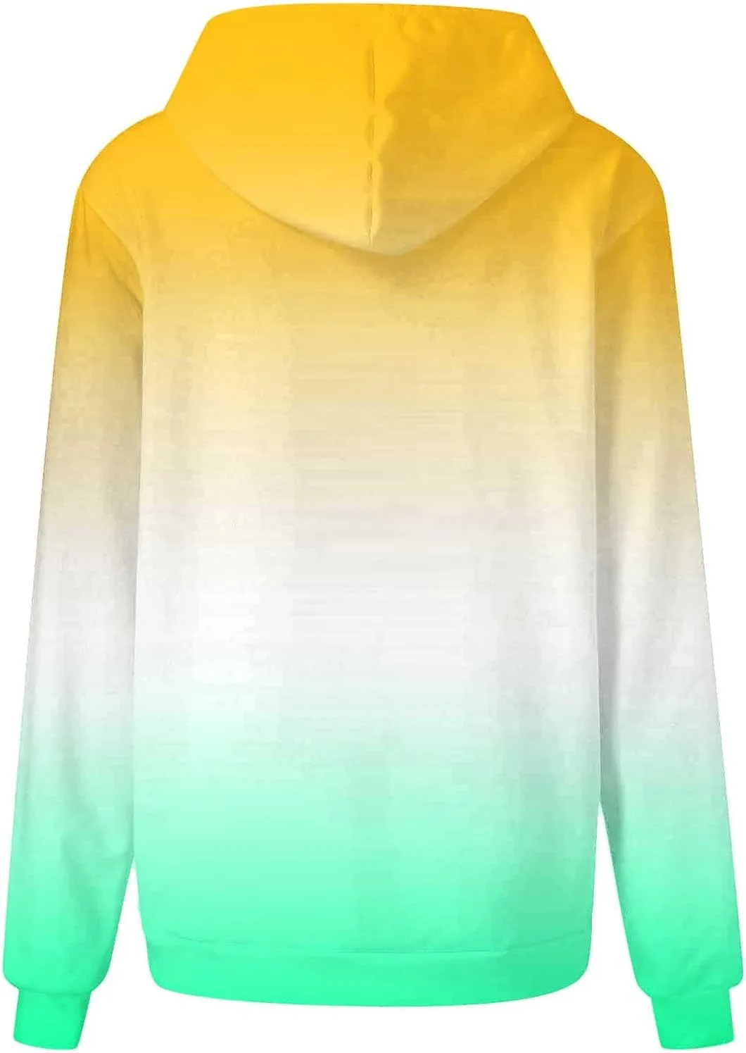 Women Gradient Color Oversized Hoodies Plus Size Loose Fit Cute Hoodie Baggy Sweatshirts Casual Long Sleeve Pullover