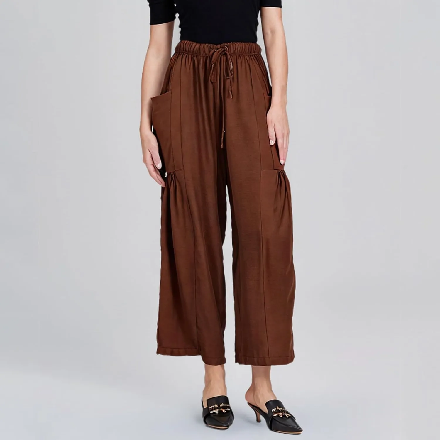 Women's Cotton Linen Harem Pants Loose Drawstring Lantern Pant Summer Business Casual Trousers Loose Travel Outfits