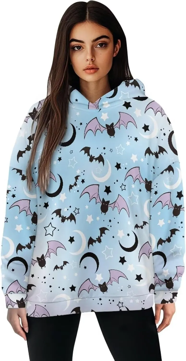 Women's Hoodies Oversized Long Sleeve Sweatshirt Casual Fall Outfits Loose Fit Pullover Tops Sizes S-2XL