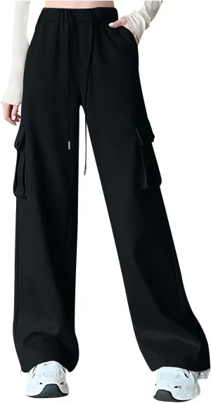 Womens Joggers with Pockets 2024 Trendy Baggy Sweatpants Plus Size Skeleton Print Hiking Pants Petite Lightweight