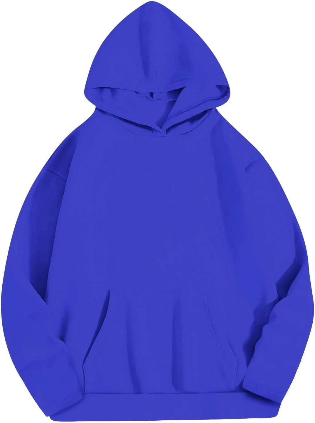 Women's Oversized Hoodies Fleece Sweatshirts Drop Shoulder Long Sleeve Sweaters Pullover Y2k Fall Outfits with Pocket