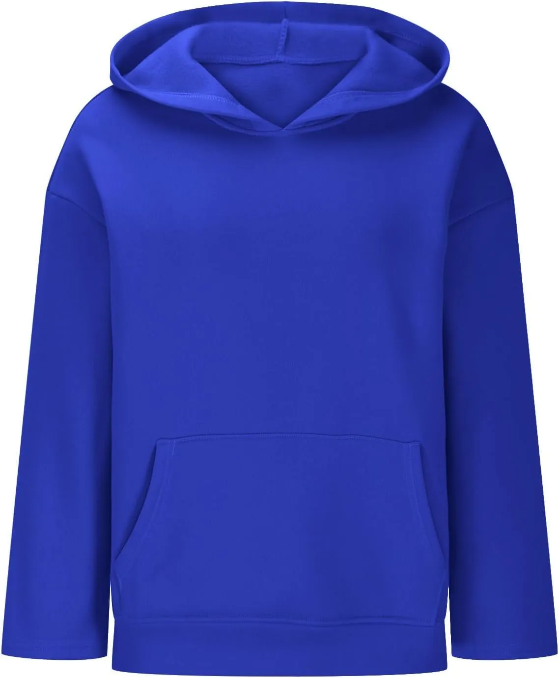 Women's Oversized Hoodies Fleece Sweatshirts Drop Shoulder Long Sleeve Sweaters Pullover Y2k Fall Outfits with Pocket