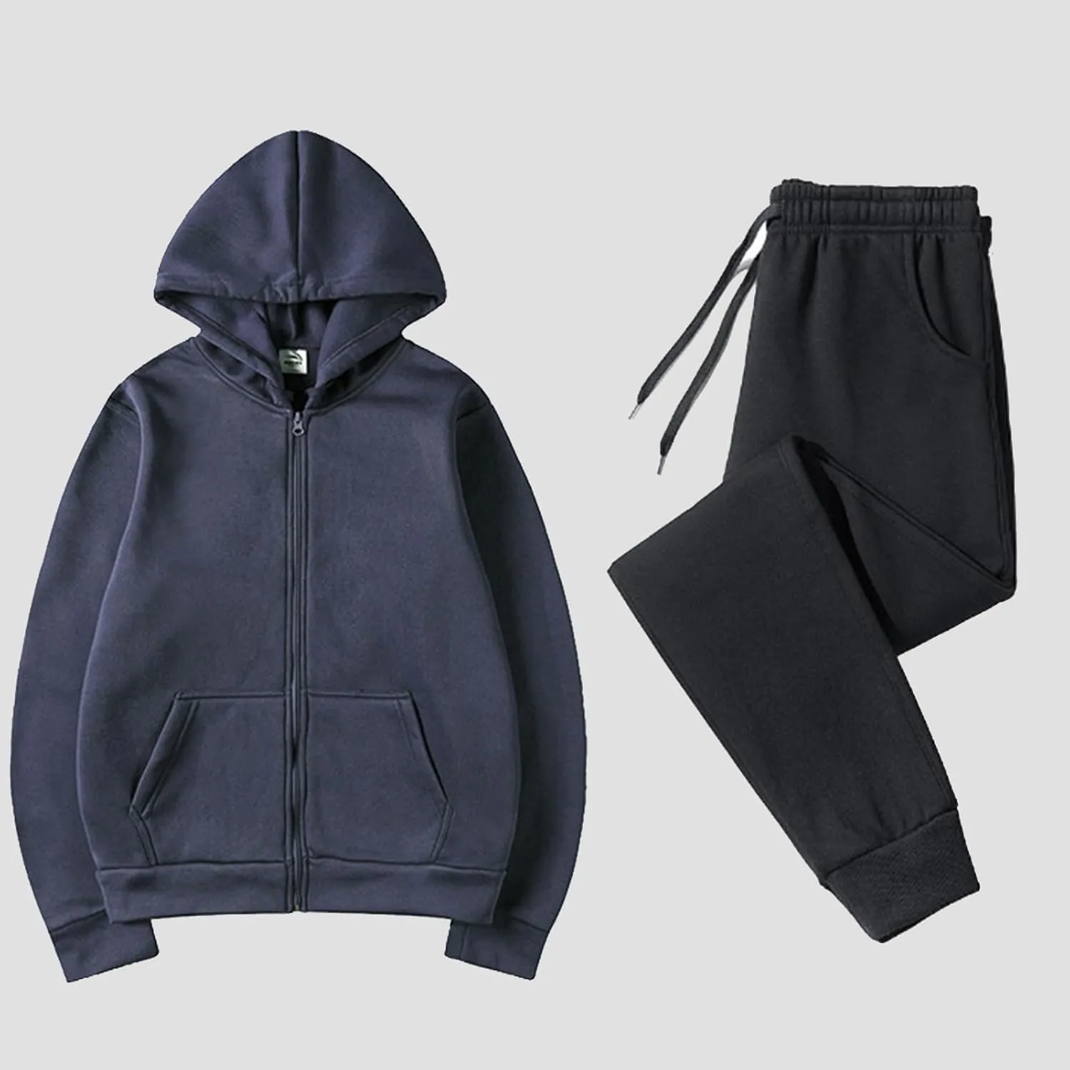 Womens Two Piece Outfits Long Sleeve V Neck Y2K Fashion Hoodie Sweatshirt Long Pants Outfits