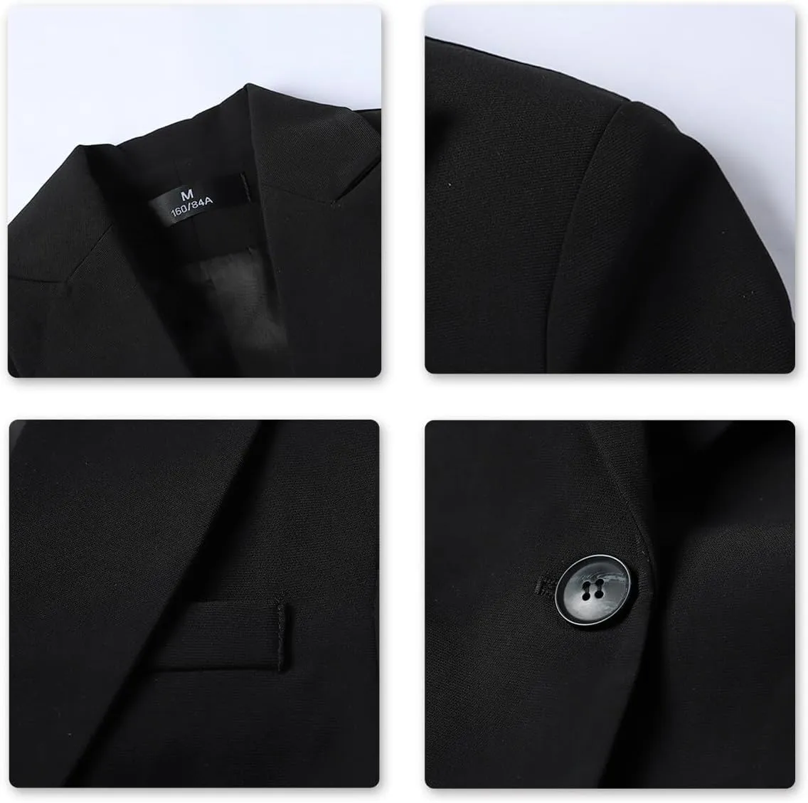 YUNCLOS Womens Formal Two Piece Office Lady Suit Set Work Blazer Jacket Pant